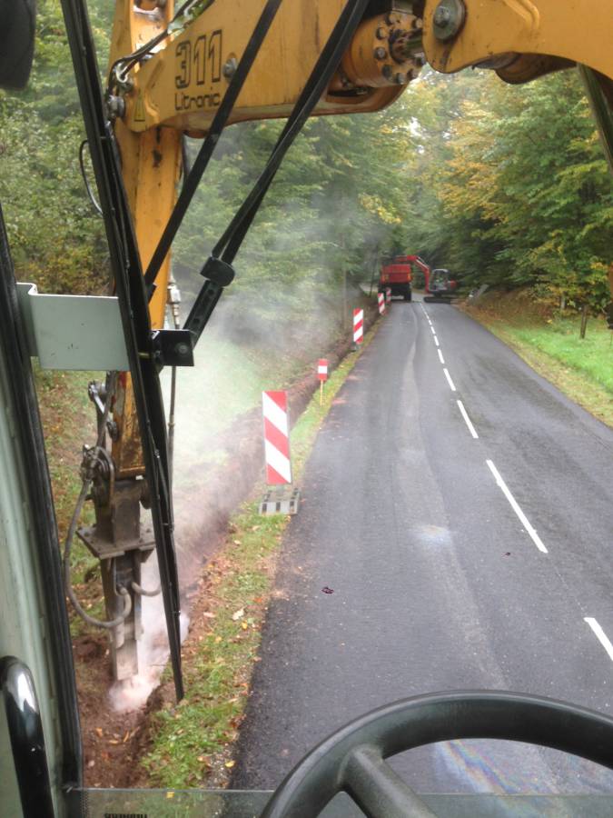 Extension de réseau pour pose de surpresseur à Bréménil Senones