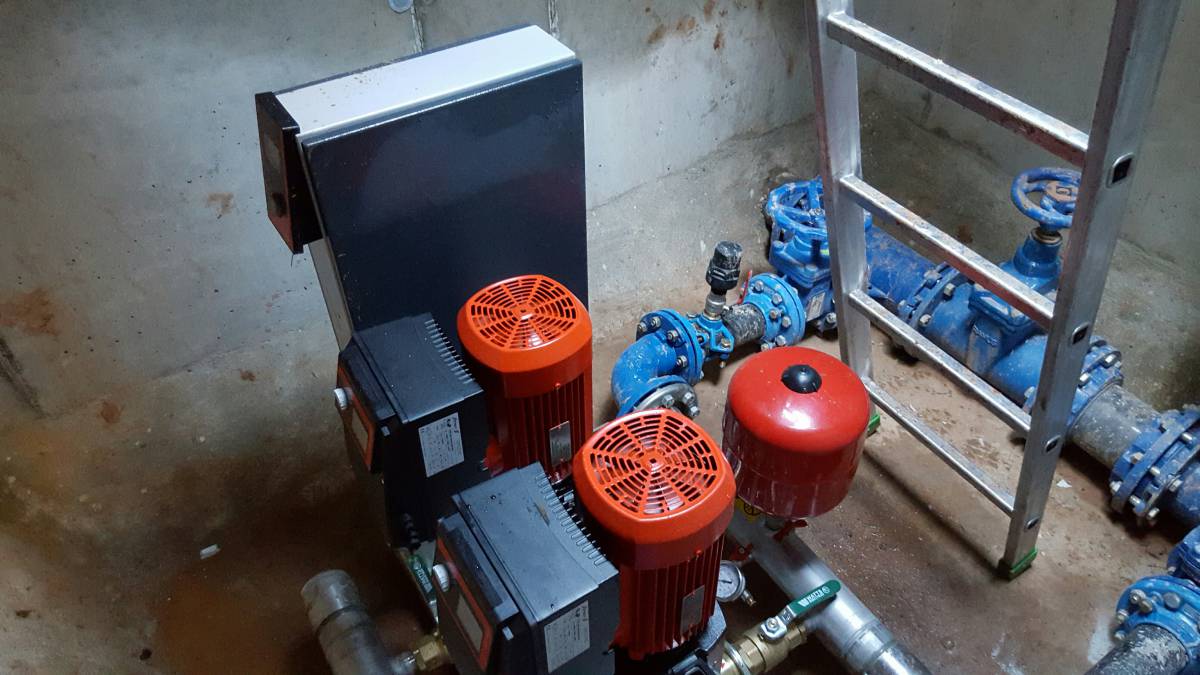 Pose d&#8217;un surpresseur sur réseau d&#8217;eau potable à Bréménil Dieuze